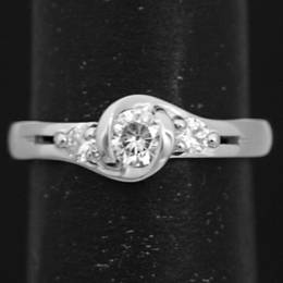Diamond koru engagement band R267